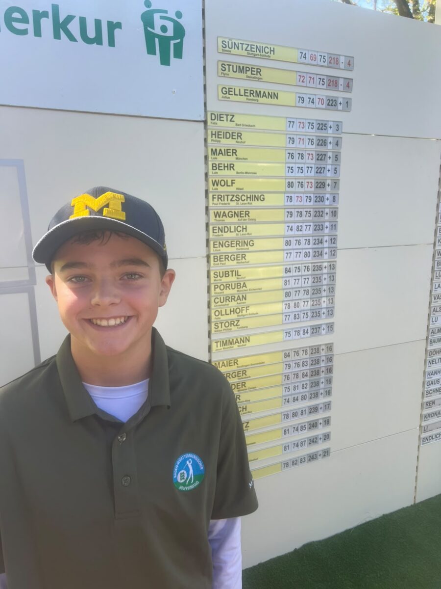 Luis Maier auf Platz 20 bei den Deutschen